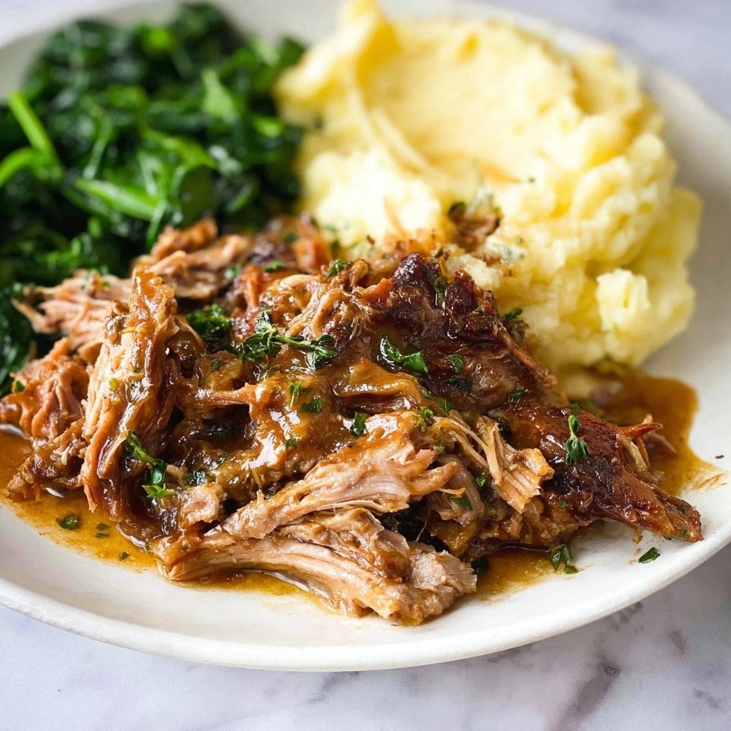 Slow Roast Leg of Lamb with Garlic, Rosemary, and Rich Gravy Recipe - Recipe Image