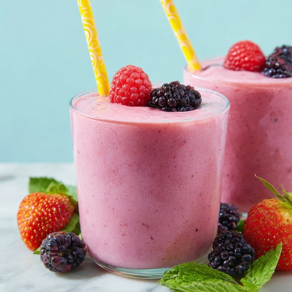 Berry Banana Smoothie Recipe - Recipe Image