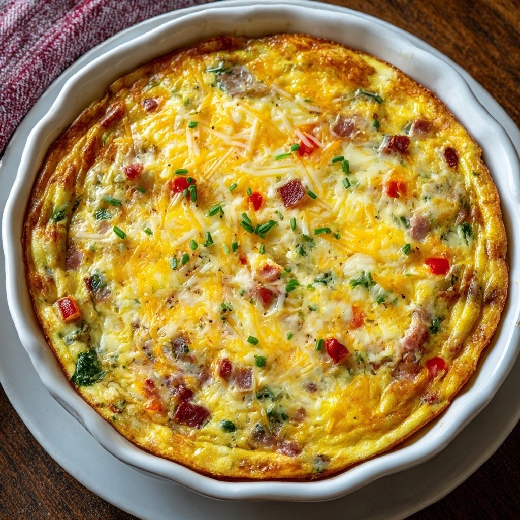 Cheese Spinach Bacon Quiche Recipe - Recipe Image
