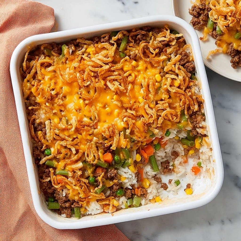 Hamburger Hash Brown Casserole Recipe