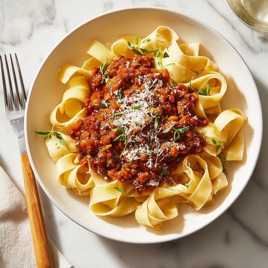 Lentil Bolognese Recipe